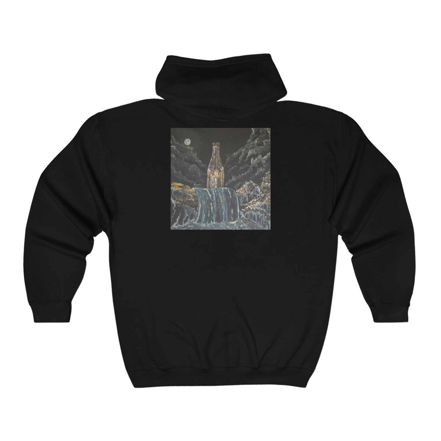 trapped in a bottle Unisex Heavy Blend™ Full Zip Hooded Sweatshirt