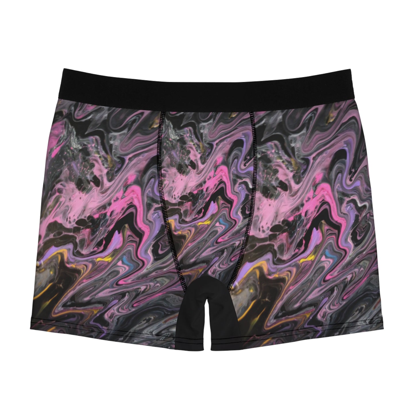 glazed pink Men's Boxer Briefs (AOP)