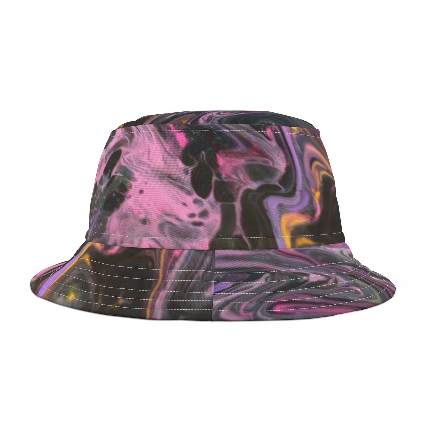 glazed pink Bucket Hat (AOP)