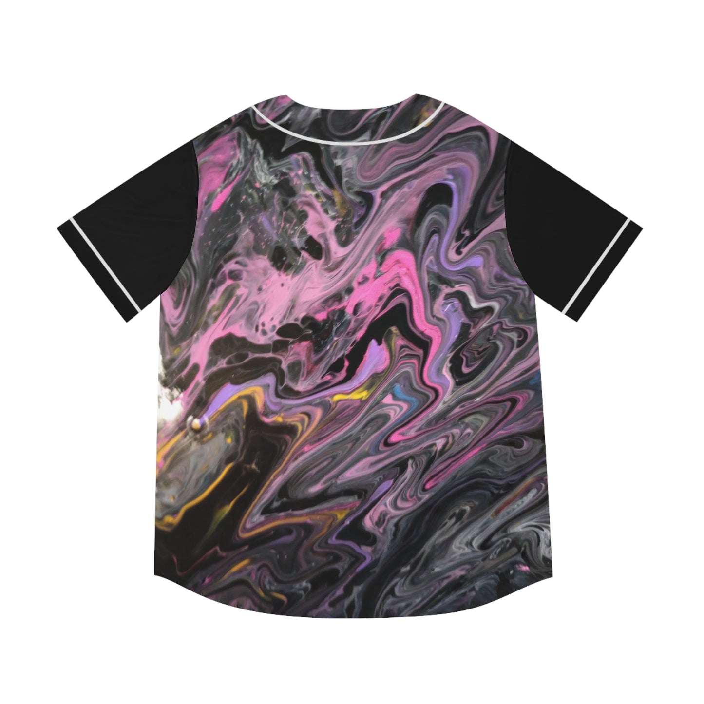 glazed pink Men's Baseball Jersey (AOP)