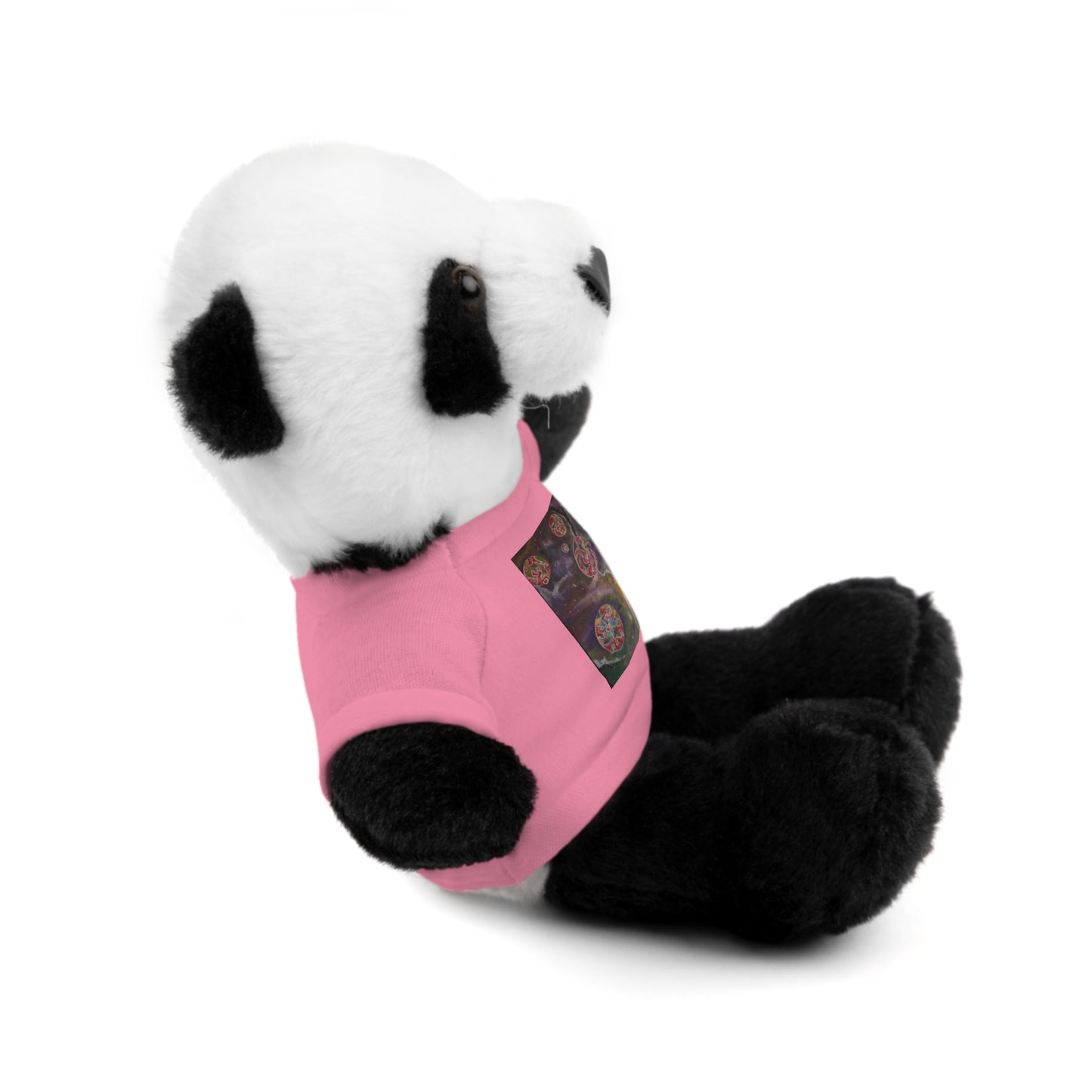 pink space bubbles Stuffed Animals with Tee