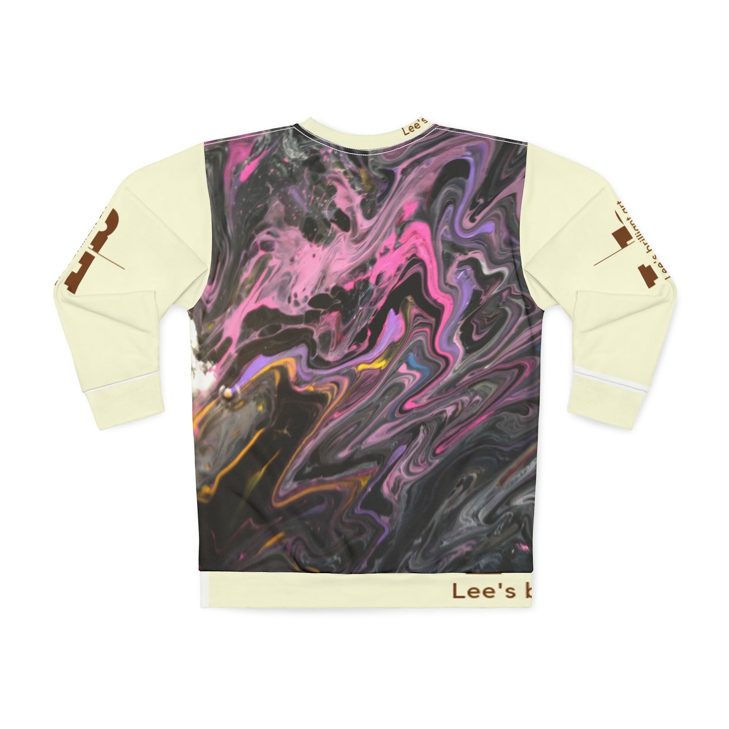 Glazed pink Unisex Sweatshirt (AOP)