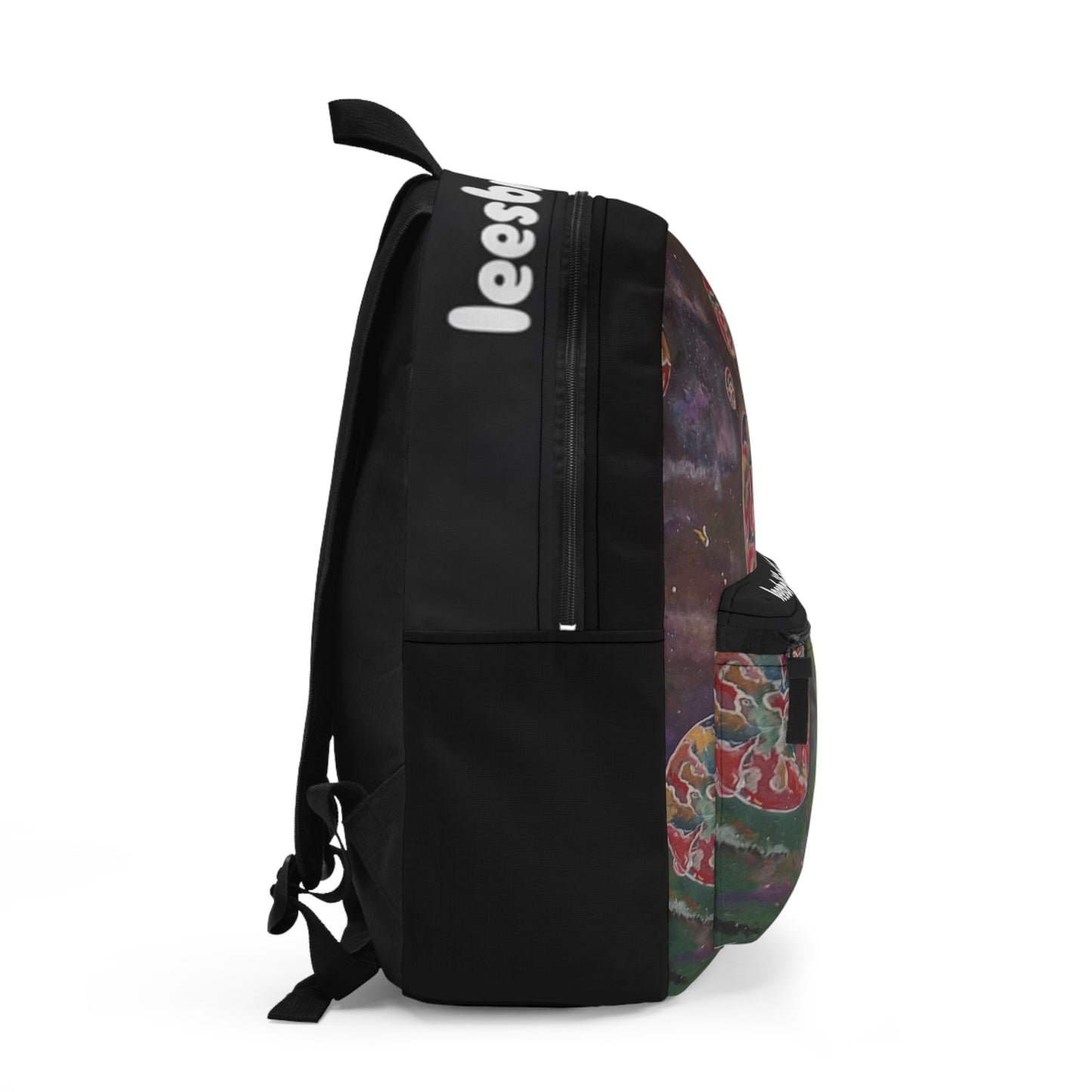 pink space bubbles Backpack