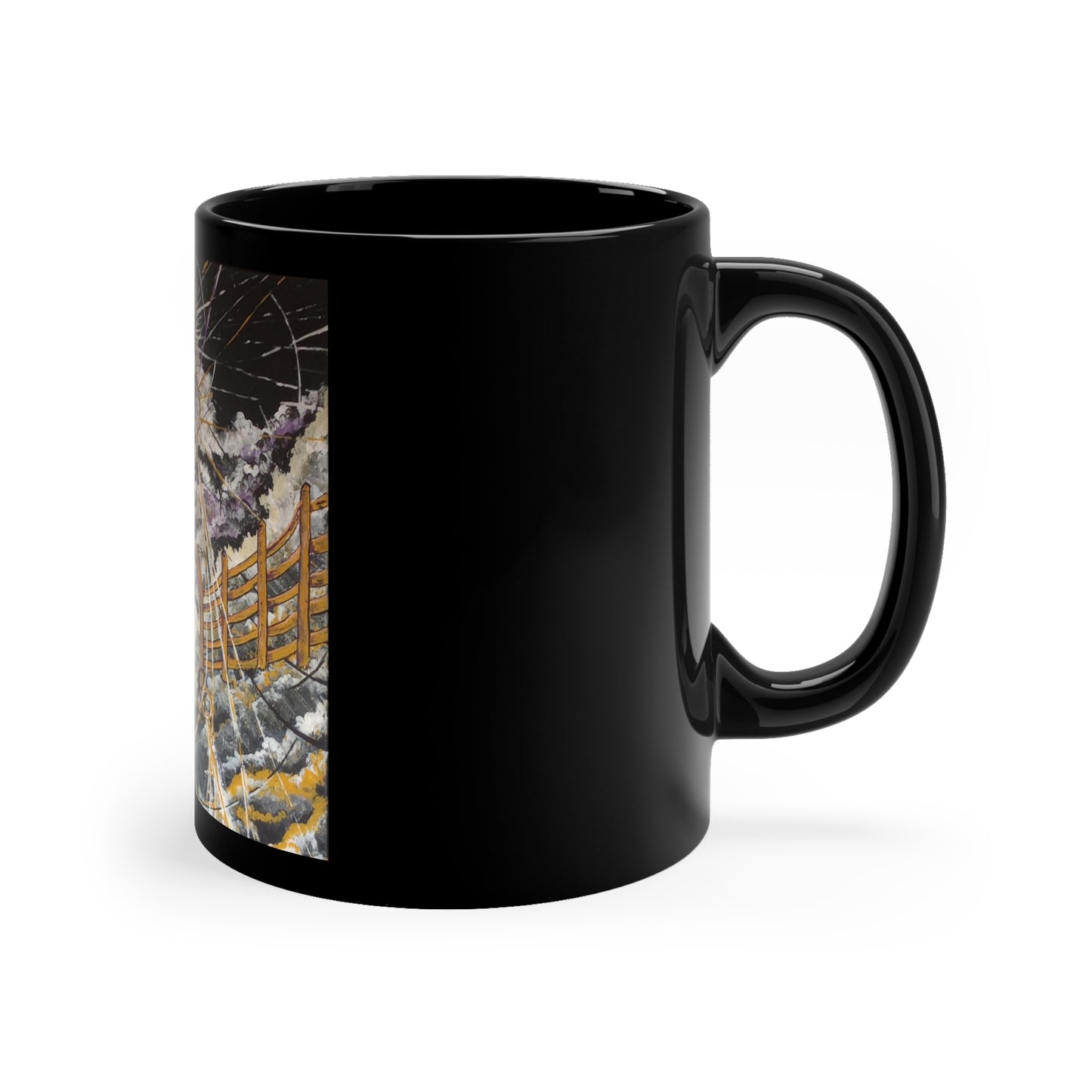 heaven's gates 11oz Black Mug