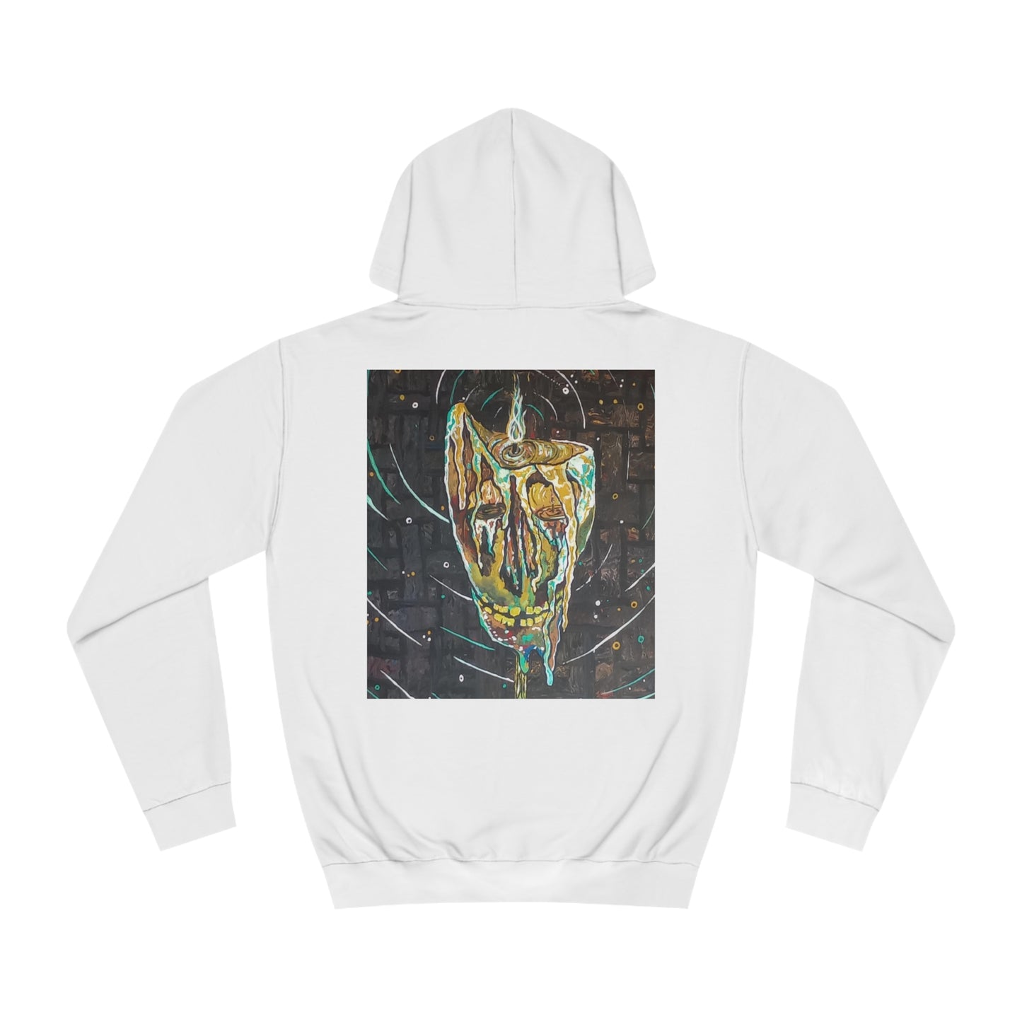 Skull candle tiki torch Unisex College Hoodie