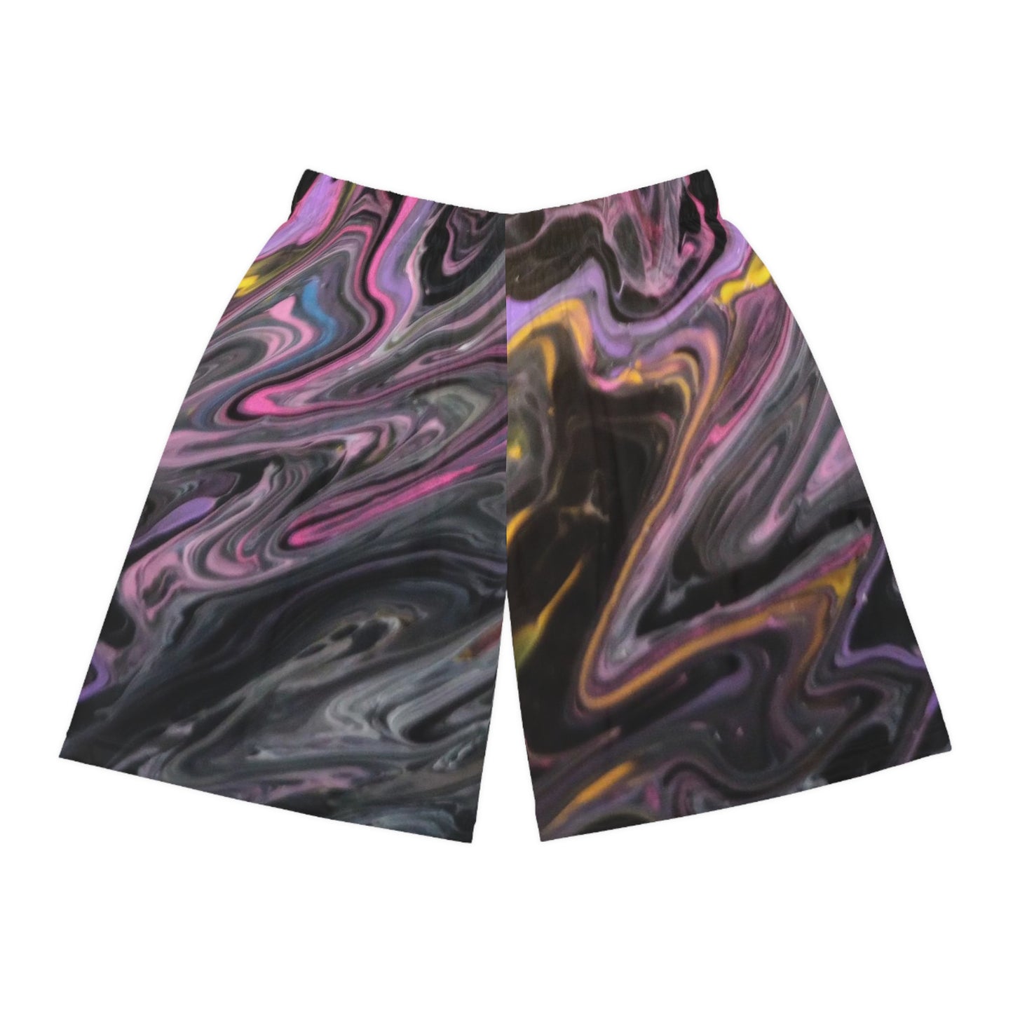 glazed pink Basketball Shorts (AOP)