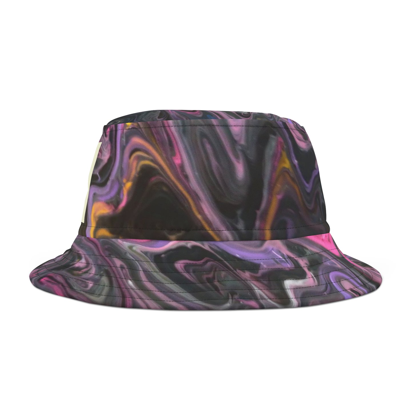 glazed pink Bucket Hat (AOP)