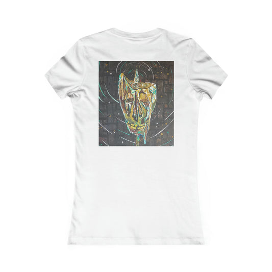 skull candle tiki torch Women's Favorite Tee