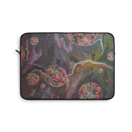 pink space bubbles Laptop Sleeve