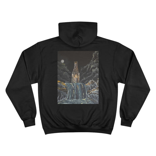 trapped in a bottle Champion Hoodie