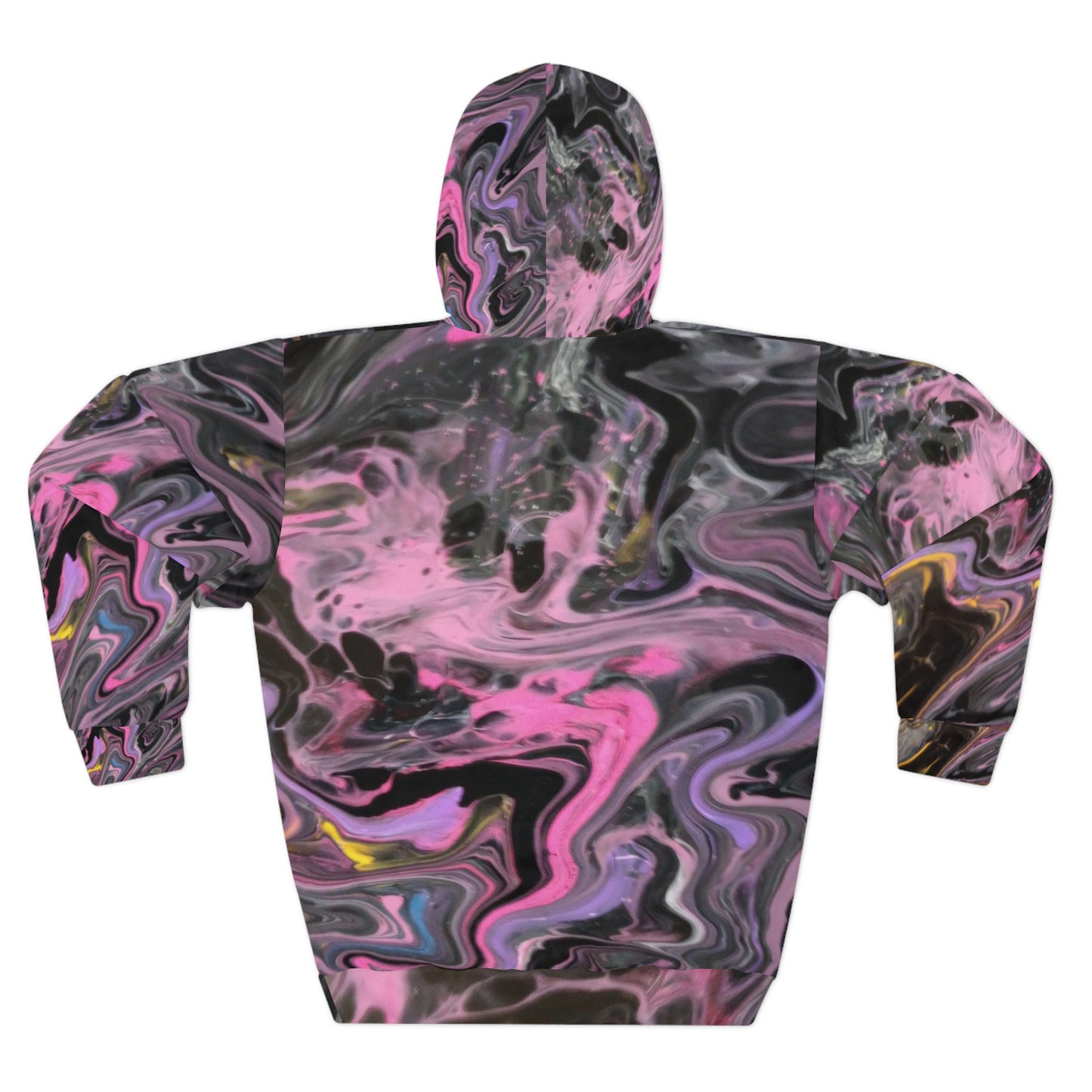 glazed pink Unisex Pullover Hoodie (AOP)